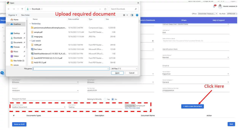 IFMS 3.0 Pension Online Process