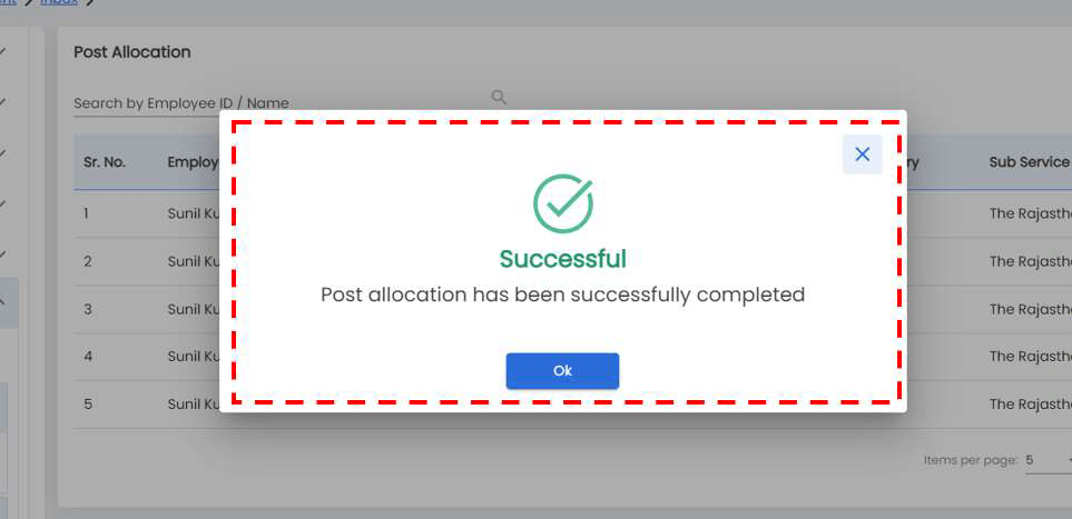 Post & Designation Mapping